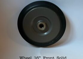 WHEEL, 16", FRONT, SOLID, HEAVY DUTY