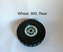 900 REAR WHEEL - SOLID, HEAVY DUTY
